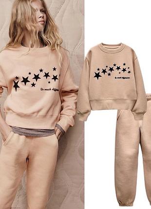 Костюм zara на флісі 164 см