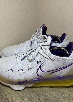 Кроссовки nike lebron 17 low lakers