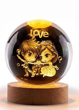 Ночной 3d светильник "love"
