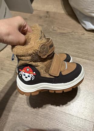 Дитячі зимові черевики paw patrol, 22 розмір