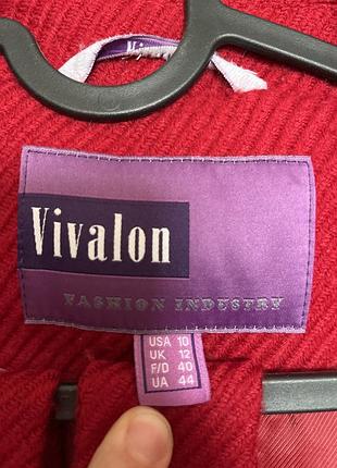 Пальто vivalon червоне 5