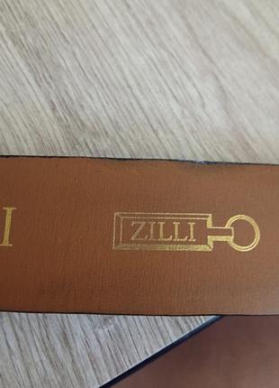Кожаный ремень zilli 6