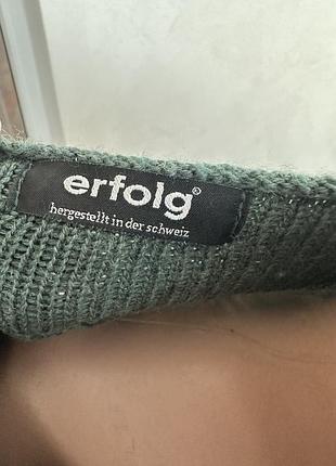 Шерсть + льон смарагдовий джемпер erfolg 8