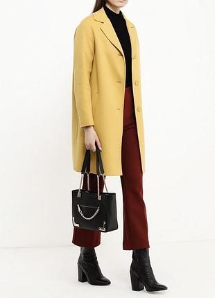 Стильне якісне пальто без підкладки з натуральної вовни weekend max mara , оригінал