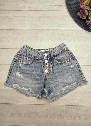 Джинсовые шорты zara 6 лет (116)