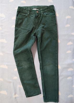 Штани вельветові (брюки) h&m, р. 7-8, 128