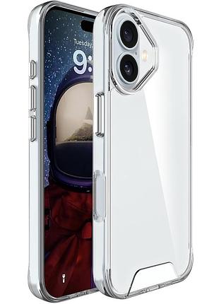 Чехол tpu space case transparent для apple айфон 17 , прозрачный силиконовый кейс