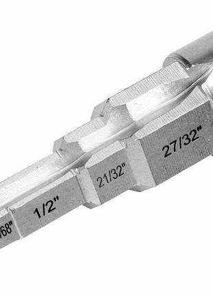 Ключ ступенчатый yato: головка с квадратом 1/2" к головкам 3/8",29/68",1/2",21/32", 27/32",cr-v [100], yt03317