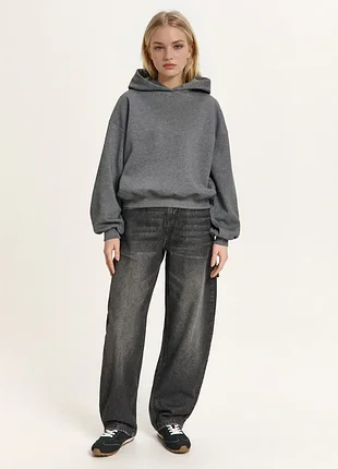 Джинсы широкие cropp размер 34