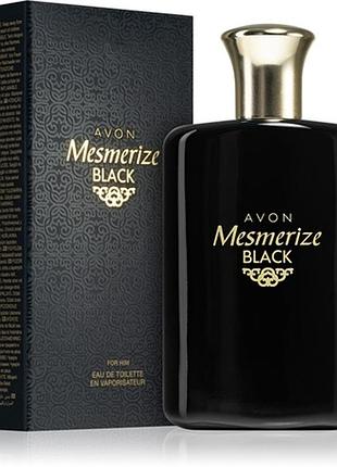 Mesmerize black for him avon туалетна вода для чоловіків місмерайз блек