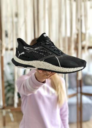 Беговые кроссовки пума puma hybrid runner v2 black, чоловічі кросівки пума чорні7 фото