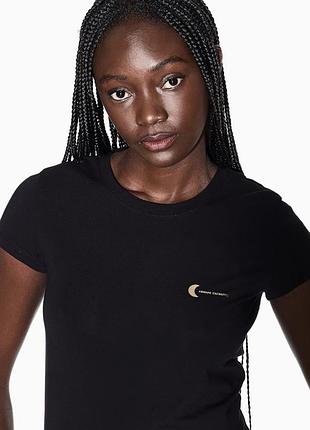 Armani exchange women’s stretch cotton jersey slim fit tee — розмір l