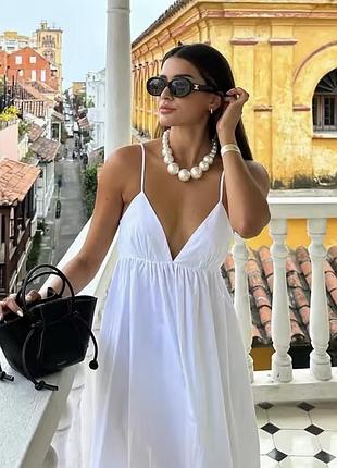 Сукня  в стилі zara з відкритою спинкою