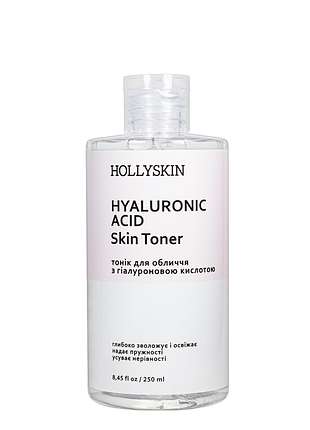 Тоник для лица hollyskin hyaluronic acid skin toner с гиалуроновой кислотой 250 мл daily skin care