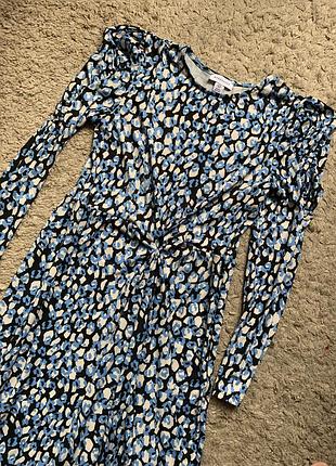Сукня максі animal print