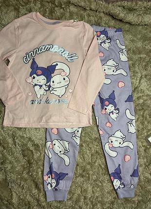 Піжама домашній костюм hello kitty &kuromi primark