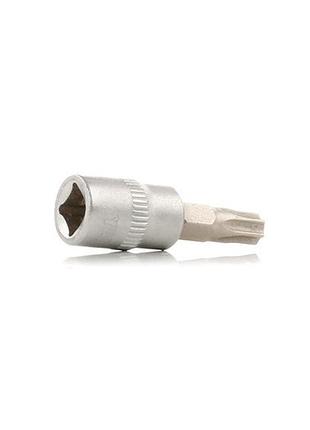Головка торцевая к квадрату 1/4" yato с насадкой "torx" т30, l=37 мм [150/600], yt04306