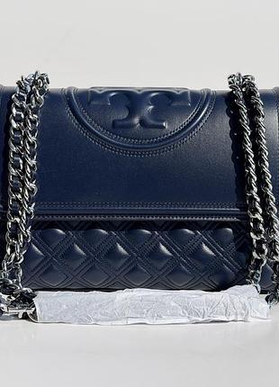 Жіноча сумка tory burch fleming convertible женская