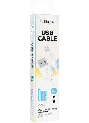 Кабель gelius usb-a to lightning (2m) 3