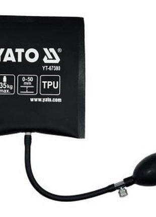 Подушка монтажная, надувная yato для погрузки - 135 кг, высоты - 50 мм, габариты - 150х160 мм [24], yt67380