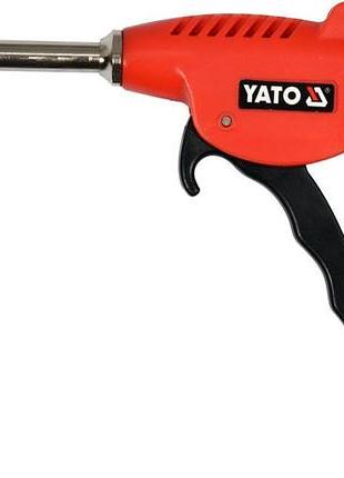 Пистолет пневматический продувочный yato с турбо-соплом l= 110 мм, ø=1/4", для давления - 0.62 мпа [25], yt23723