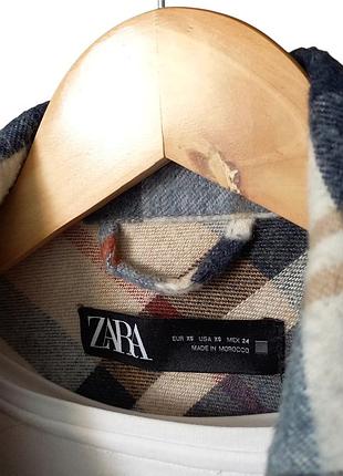 Тепла куртка-сорочка zara 3