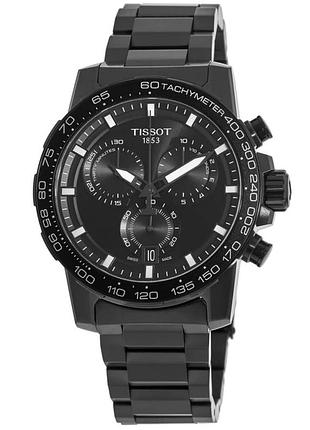 Чоловічий годинник tissot supersport chrono men's blackblack t125.617.33.051.00 quartz