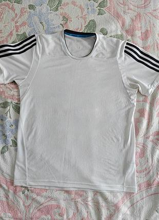 Футболка adidas climacool, біла, сітка.