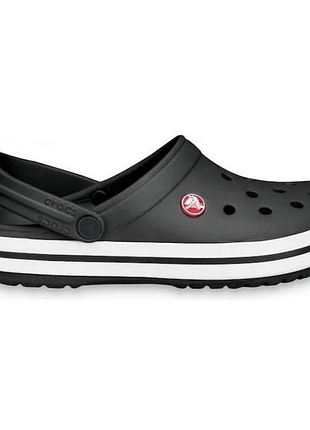 Crocs crocband black original, крокси крокбенд чорні чоловічі жіночі унісекс унісекс оригінал + коробка m12/w14