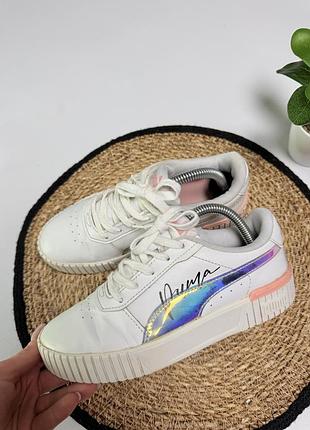 Білі кеди puma 7