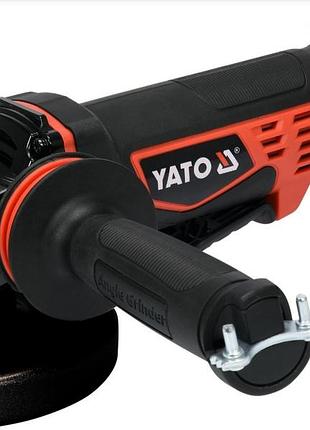 Шлифмашина угловая аккумуляторная yato 18 в, для диска ø=125 мм (без аккумулятора) [6], yt82827