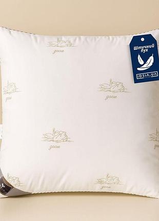 Подушка для сна super soft classic 70х70 см ideia искусственный пух антиаллергенная мягкая белая
