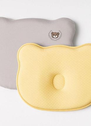 Подушка ортопедическая детская babycomfort papaella 27х22х3 см с эффектом памяти с наволочкой