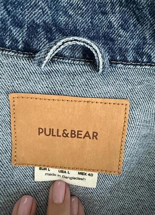 Чоловічий джинсовий піджак pull&bear 3