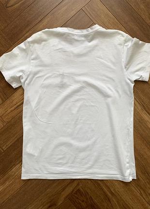 Біла футболка oversize ysl 2