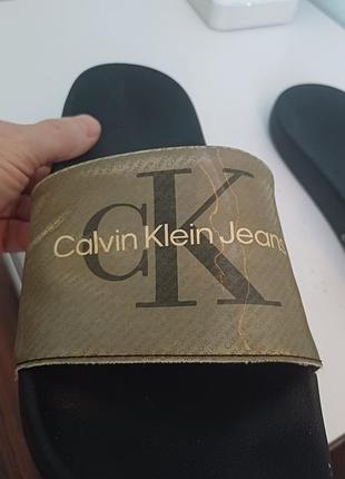 Шлепанцы, сланцы, лето, calvin klein оригинал 3