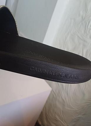 Шлепанцы, сланцы, лето, calvin klein оригинал 5
