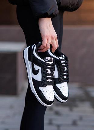 Nike sb dunk low white black 4