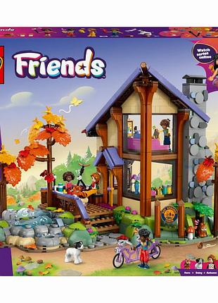Блоковый конструктор lego friends уютный лесной домик для осеннего отдыха (42705) новый!
