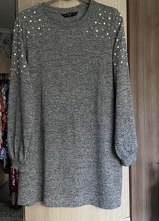 Светр f&f uk 18 зі стразами , мʼякий