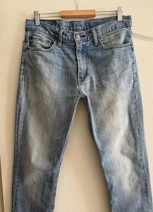 Блакитні чоловічі джинси levi’s 511 32/32 оригінал