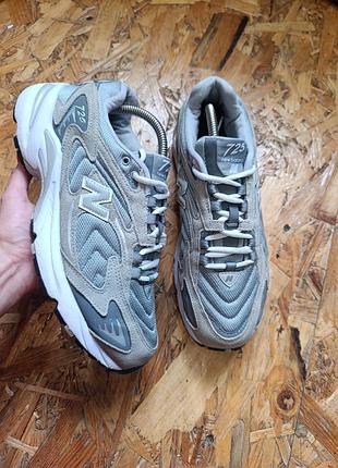 Оригінальні кросівки new balance 725 men running shoes casual sneakers grey white (ml725p)