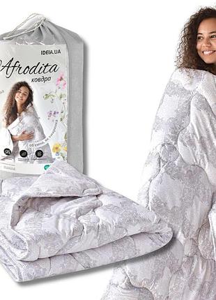 Ковдра літня 175х210 afrodita ideia, штучний пух, легка, полегшена, м’яка