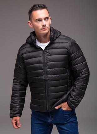 Мужская куртка casual утепленная черная