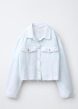 Нова джинсова куртка для дівчинки zara
