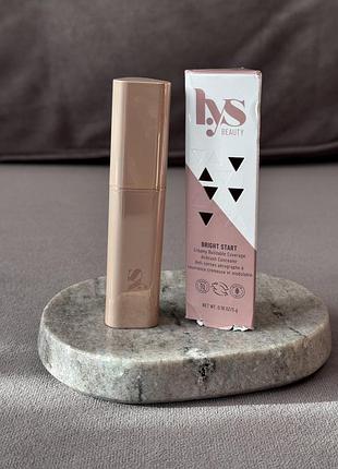 Кремовий консилер lys beauty bright start creamy buildable coverage airbrush concealer ln3 bone blush 5 г