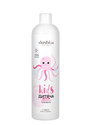 Детская пена для ванны dushka "тутти-фрутти" от 0 лет 500 мл daily skin care