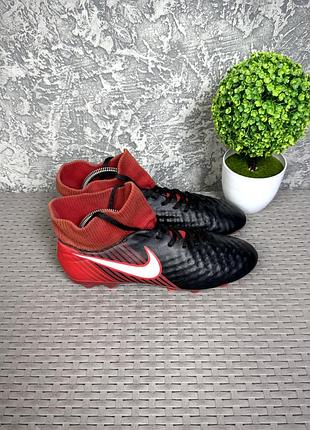 Nike magista бутсы копы сороконожки 42 размер футбольные красно черные