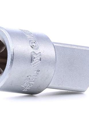 Переходник для торцевых головок yato : квадрат 1/2"(f) - 3/4" (м), l= 45,5 мм [10/50/100], yt1258
