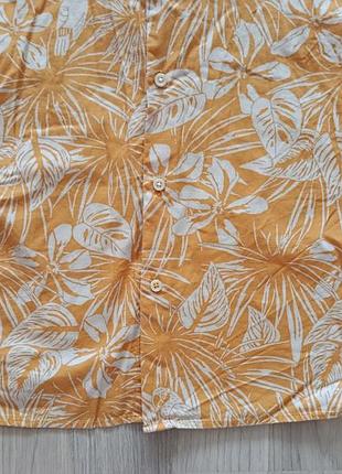 Клевая мужская рубашка m&amp;s m 100% cotton 3